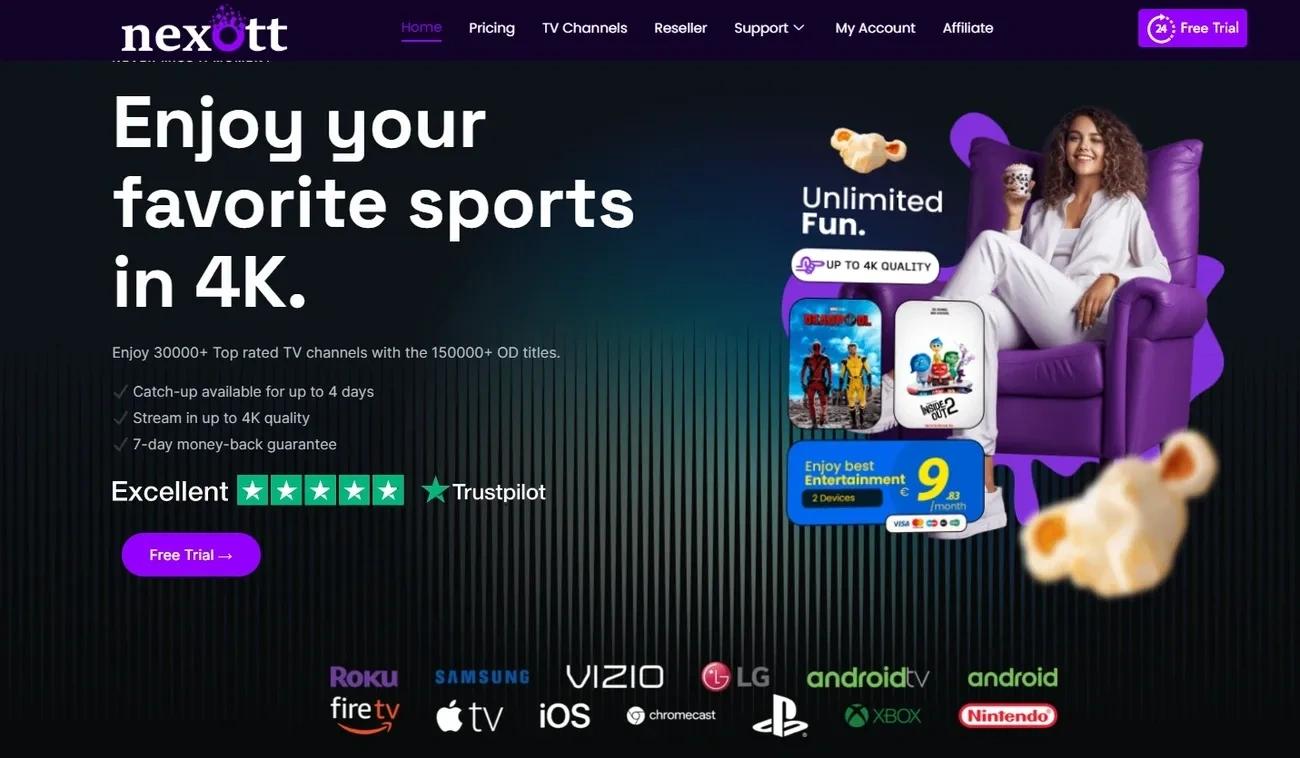 13 Best IPTV Subscription Services (2025) Nexott.net